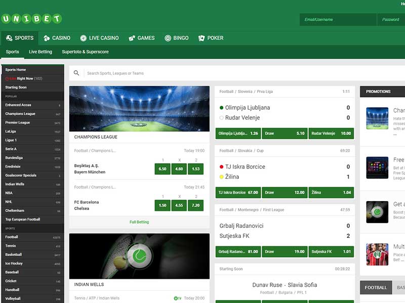 Unibet Bookmaker Review \u2013 Betting on All Sports, Including eSports